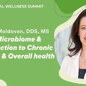 Dr.Sanda and the topic of her presentation during the summit