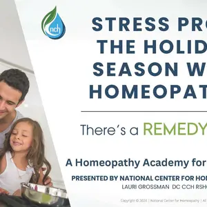 Banner: Stress Proof the Holiday Season with Homeopathy