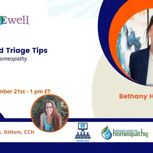 Banner: Healing Through Homeopathy: First Aid and Triage Tips  