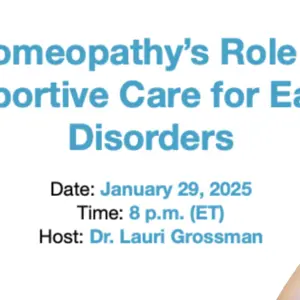 Homeopathy’s Role in Supportive Care for Eating Disorders