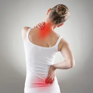 Woman experiencing fibromyalgia