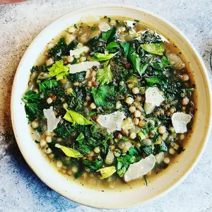 Sardinian Lentil Soup With Herbs 