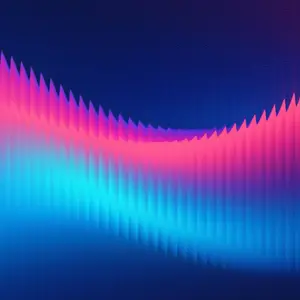 High-energy abstract background featuring vertical wave lines