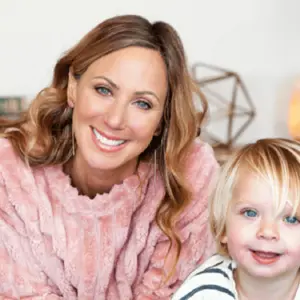 Christa Oreccio and her son