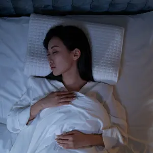 woman sleeping in bed